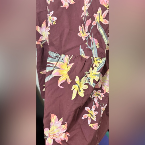 Torrid Poplin Midi Tiered floral skirt size 4 (26/28) - Picture 7 of 7